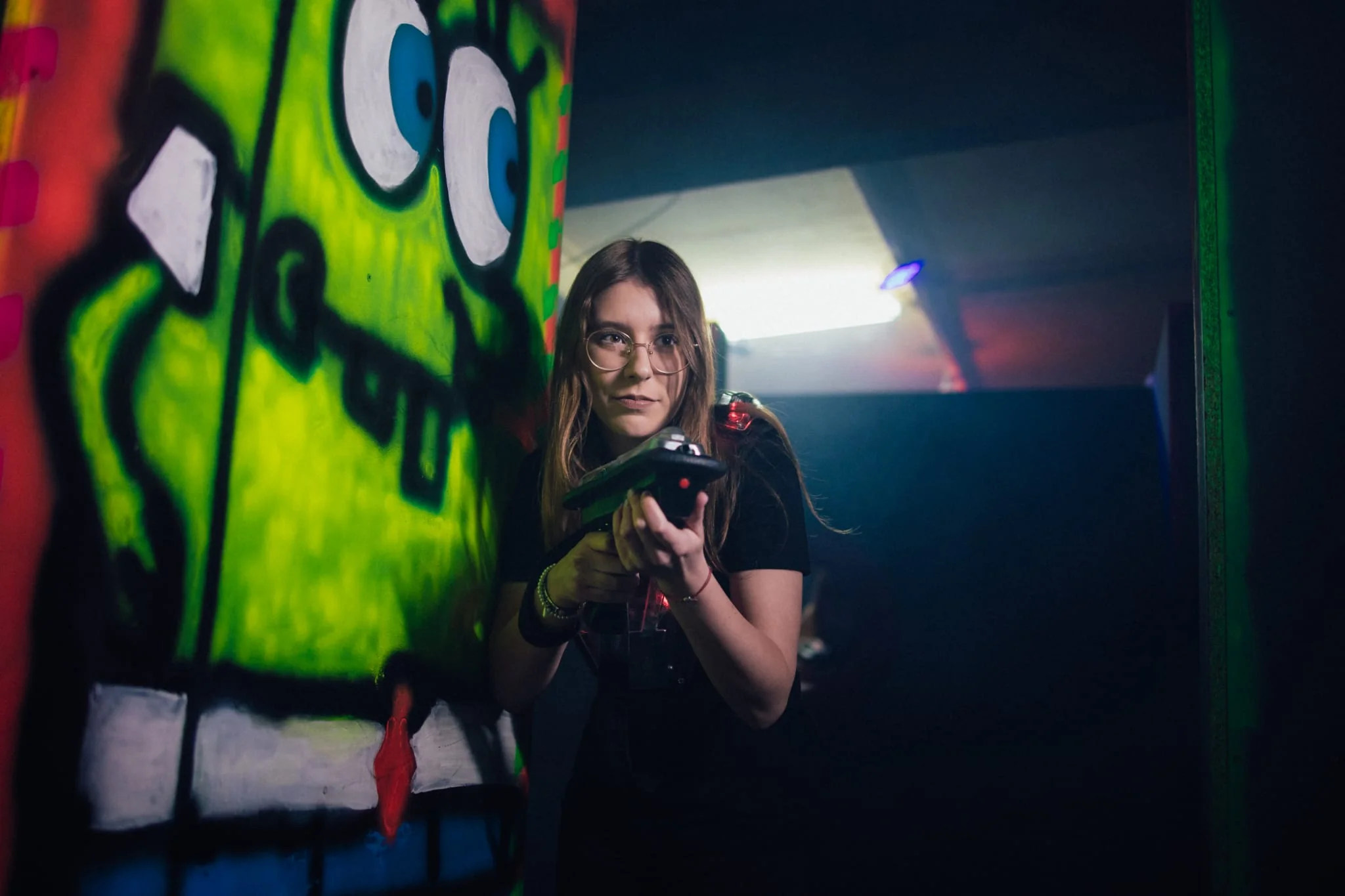 Arena laser tag w Lublinie podczas rozgrywki w LaserCity